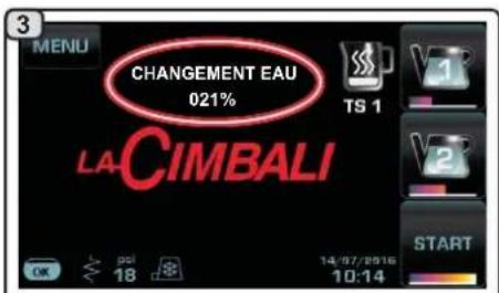 La Cimbali M100 - Changement de l'eau de la chaudière - 3