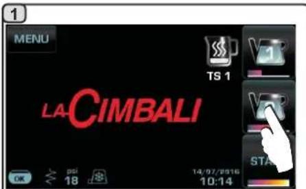 La Cimbali M100 - Distribution d'eau chaude - 2