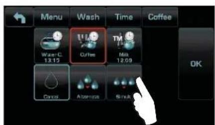 La Cimbali M100 - Coffee:press the icon - 1