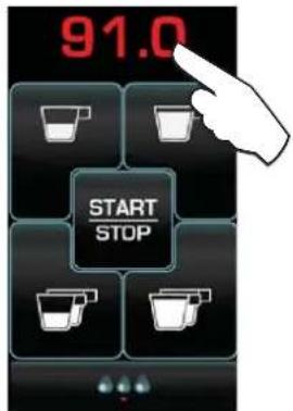 La Cimbali M100 - Switching off the boiler (only on "HD / GT" machines) - 2