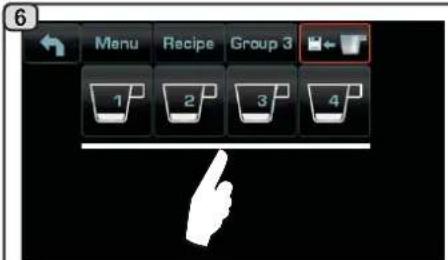 La Cimbali M100 - Programming measures using the "SELF-LEARNING" function - 6