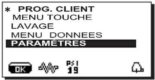 La Cimbali M26 - Menu paramètres client - 1