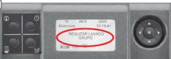 La Cimbali S39 TE - Lavado grupo con pastilla detergente - 1