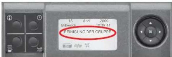 La Cimbali S39 TE - Gruppe Reinigung mit Reinigungstabletten - 5