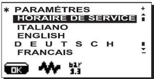 La Cimbali S39 TE - Menu paramètres client - 1
