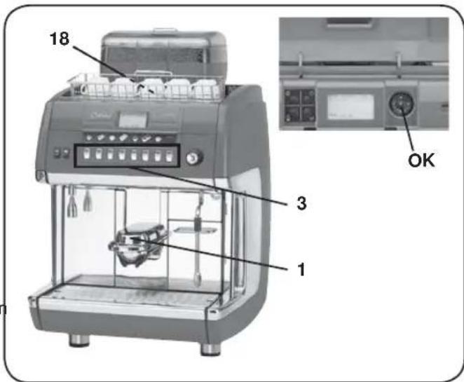 La Cimbali S39 TE - Funktion „Wahlwiederholung“ - 1
