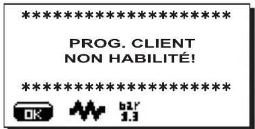 La Cimbali S39 TE - Sortie des tableaux de programmation - 1