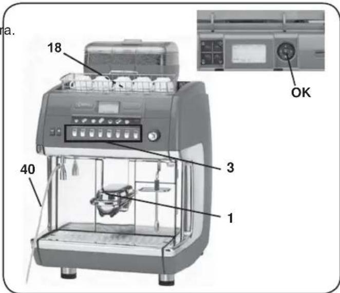 La Cimbali S39 TE - Erogação do garoto (cappuccino) com café para máquinas sem doseador automatico - 1