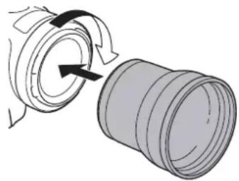 CANON XA60 - Fixation d'un convertisseur télé à laamera - 1
