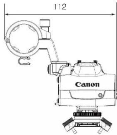 CANON XA60 - ■HDU-1 - misure dettagliate - 2