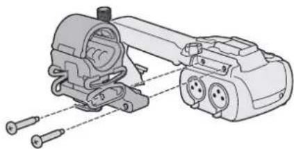 CANON XA60 - Montaggio della maniglia - 1