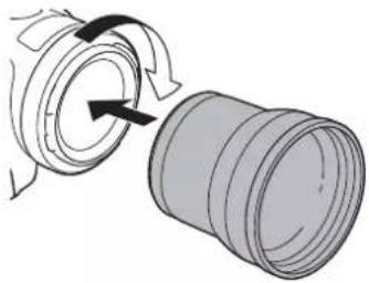 CANON XA70 - Attaching a Tele-converter to the Camera - 1
