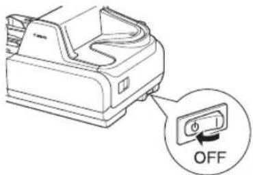 CANON imageFORMULA CR190i II - Mise hors tension - 1