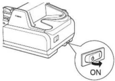 CANON imageFORMULA CR190i II - Mise sous tension - 1