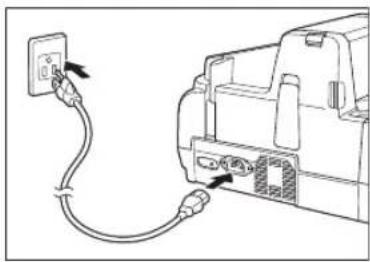 CANON imageFORMULA CR190i II - Connexion du cordon d'alimentation - 1
