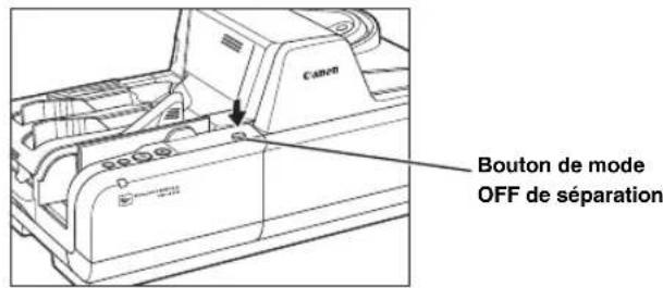 Canon Bouton de mode OFF de séparation