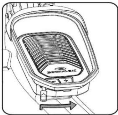 BOWFLEX LateralX LX5i - Ajustement/réglage des pédales - 2