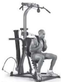 BOWFLEX Xceed - Positions des poulies du bowflex xceed™ home gym - 5