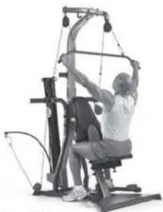 BOWFLEX Xceed - Positions des poulies du bowflex xceed™ home gym - 2