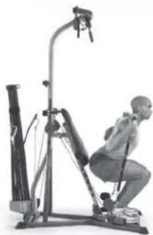 BOWFLEX Xceed - Positions des poulies du bowflex xceed™ home gym - 4