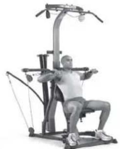 BOWFLEX Xceed - Positions des poulies du bowflex xceed™ home gym - 1