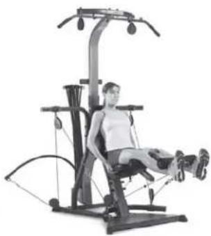 BOWFLEX Xceed - Positions des poulies du bowflex xceed™ home gym - 3
