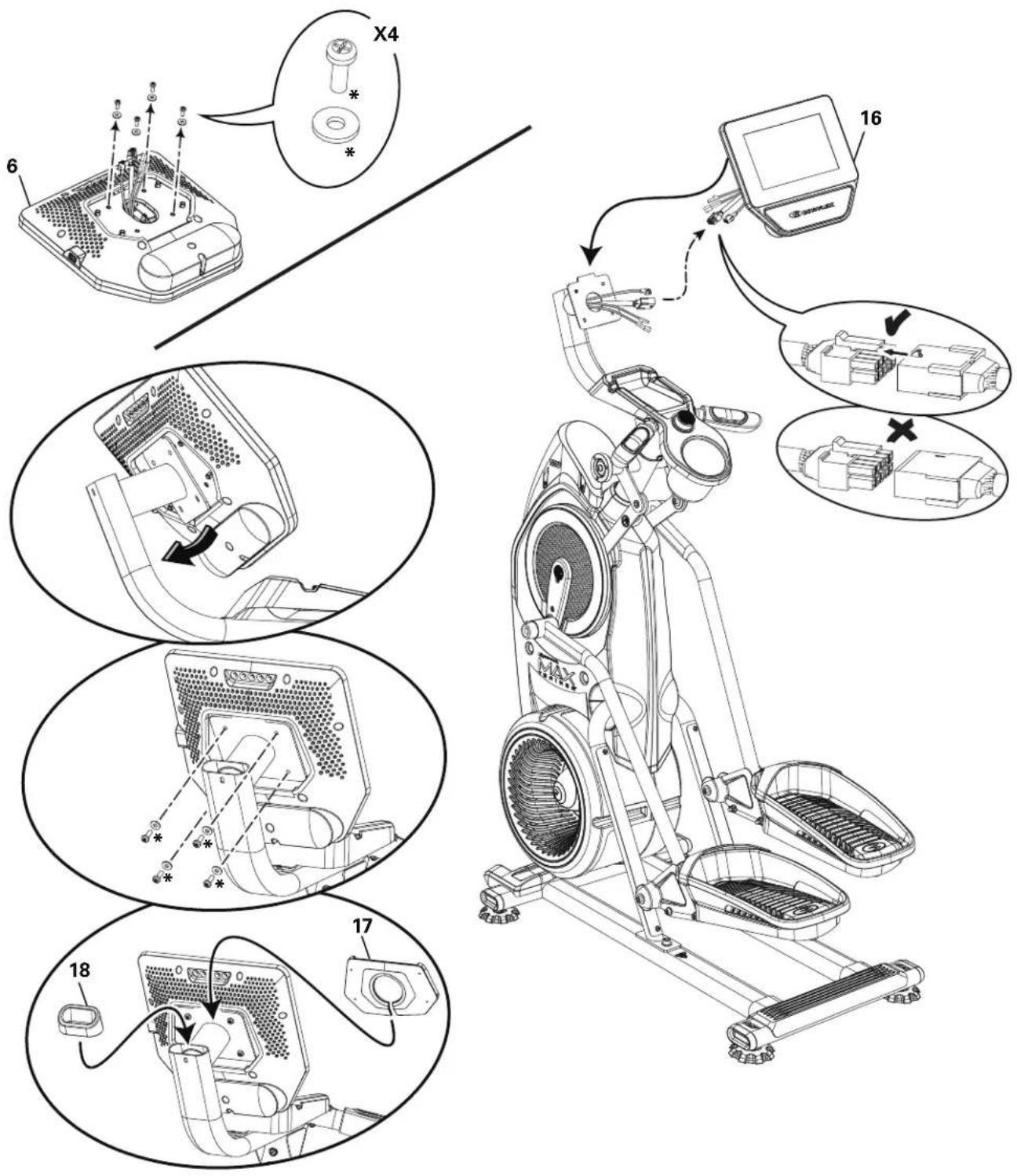 BOWFLEX Max Trainer M9 - Étape 5. - 1