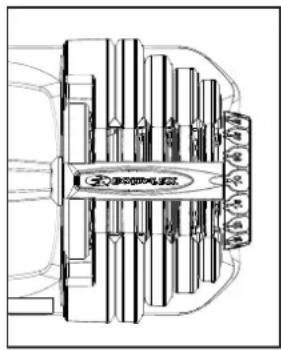 BOWFLEX SelectTech BD1090i - Test normal du fonctionnement du mécanisme d'arrêt - 1
