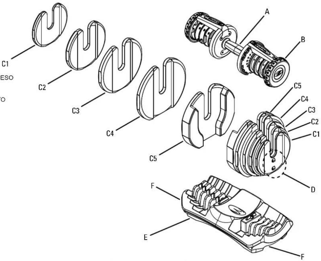 BOWFLEX SelectTech BD1090i - AVISO - 1