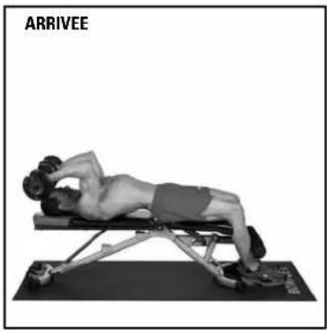 BOWFLEX SelectTech BD552i - Extensions arrêtées couchées - 4