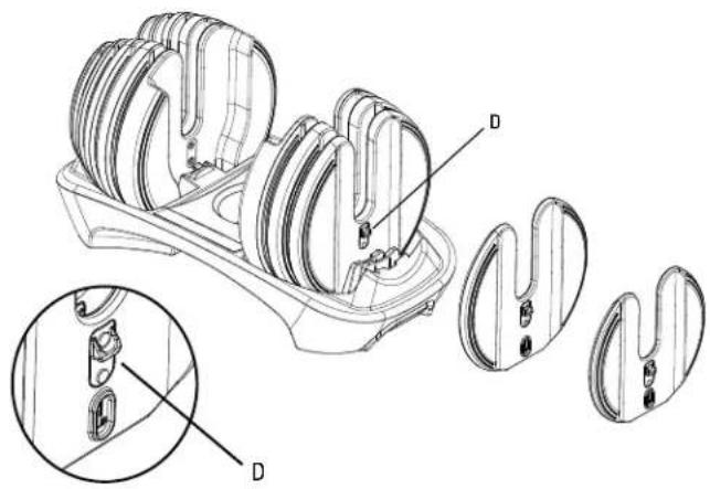 BOWFLEX SelectTech BD552i - Comprendre le mécanisme de verrouillage - 3