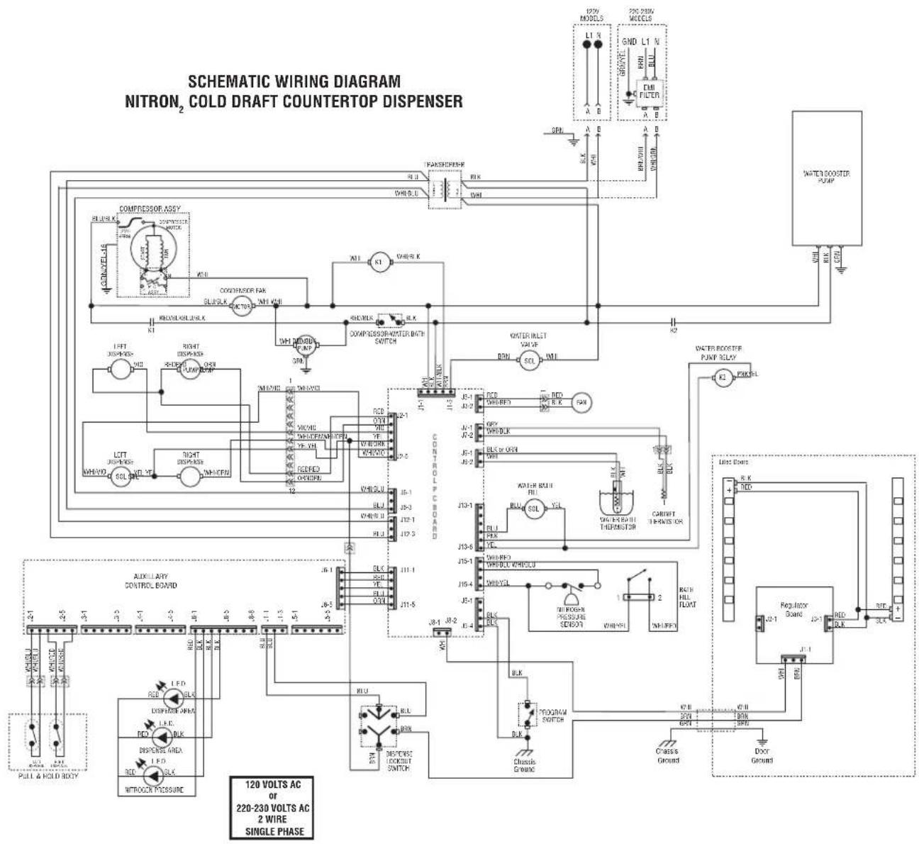 Bunn NITRON Cold Draft - SCHEMA De câblage - 1