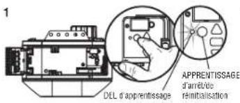 LIFT-MASTER 84602 - Pour ajouter, reprogrammer ou modifier une télécommande avec l'aide du bouton de programmation - 1