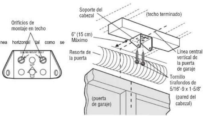 LIFT-MASTER 84602 - OPCIÓN B - INSTALACIÓN EN EL TECHO - 1