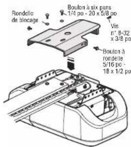 LIFT-MASTER 85870 - Fixer le support de châssis - 1