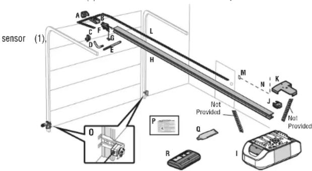 LIFT-MASTER 85870 - Door Control Hardware - 1