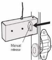 LIFT-MASTER 85870 - TM TO MANUALLY DISENGAGE AUTOMATIC GARAGE DOOR LOCK (EL 841LM)* - 1