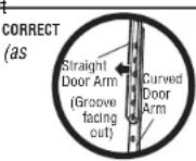 LIFT-MASTER 85870 - Connect the Door Arm to the Trolley - 4