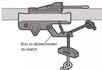 LIFT-MASTER 85870 - Fixez la corde et la poignée de déclenchement d'urgence - 1