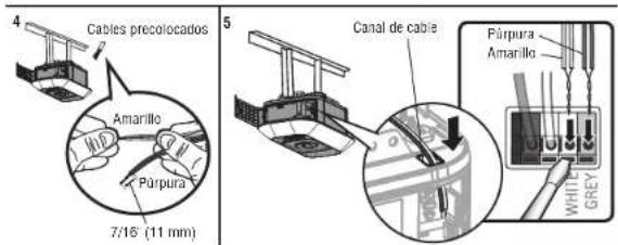 LIFT-MASTER 85870 - OPCION B - INSTALLACION CON PRECABLEADO - 4