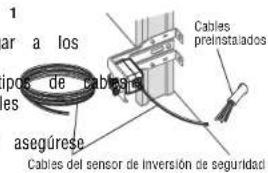 LIFT-MASTER 85870 - OPCION B - INSTALLACION CON PRECABLEADO - 1