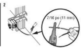 LIFT-MASTER 85870 - OPTION b - installation précaablee - 2