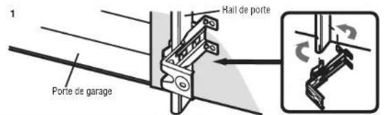 LIFT-MASTER 85870 - Installation du RAIL de porte - 1