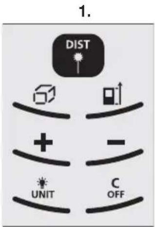 Laserliner DistanceMaster Pocket - INDICADOR: - 1