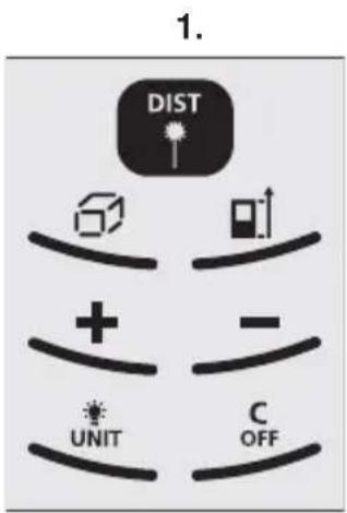 Laserliner DistanceMaster Pocket - DISPLEJ: - 1