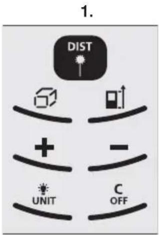 1. DIST + - UNIT C OFF