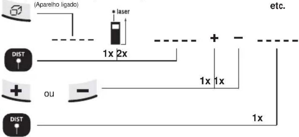 Laserliner DistanceMaster Pocket - Adição e subtracção de comprimentos: - 1