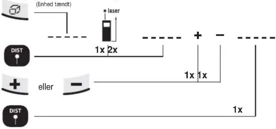 Laserliner DistanceMaster Pocket - Addition og subtraktion af længder: - 1