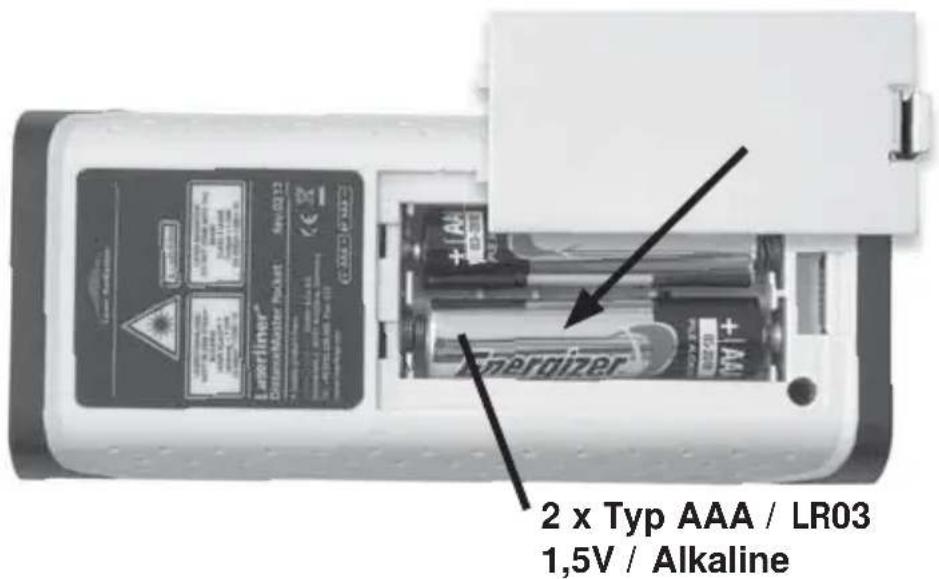 2 x Typ AAA / LR03 1,5V / Alkaline