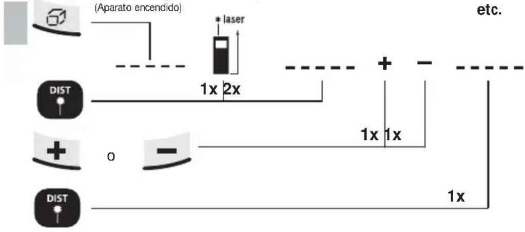 Laserliner DistanceMaster Pocket - Adición y sustracción de longitudes: - 1